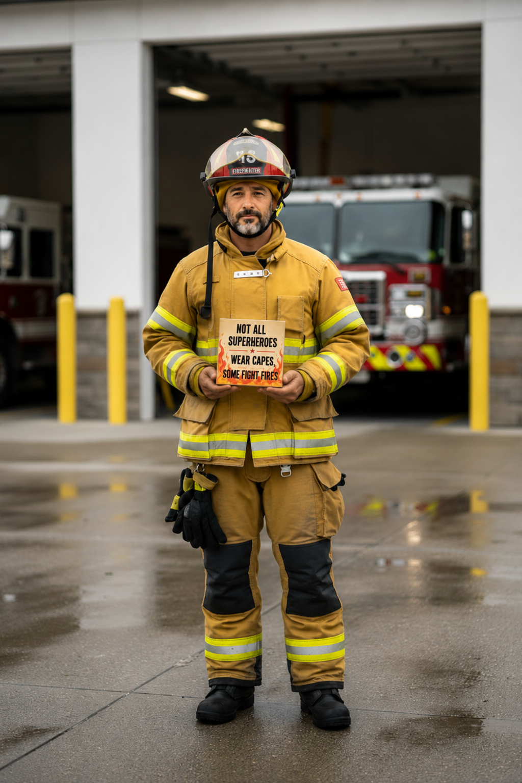 Not All Superheroes Wear Capes Some Fight Fires