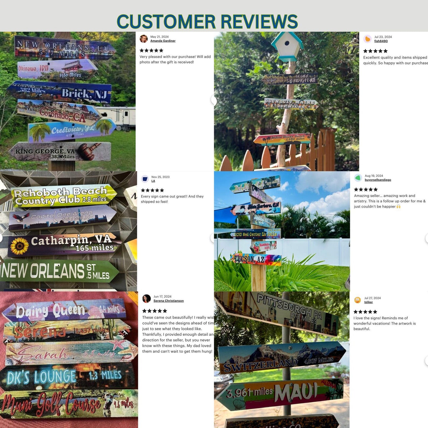 Destination Sign Arrow for Signpost, Directional Key West Style, Customized, Travel Journey of Love Gift Idea
