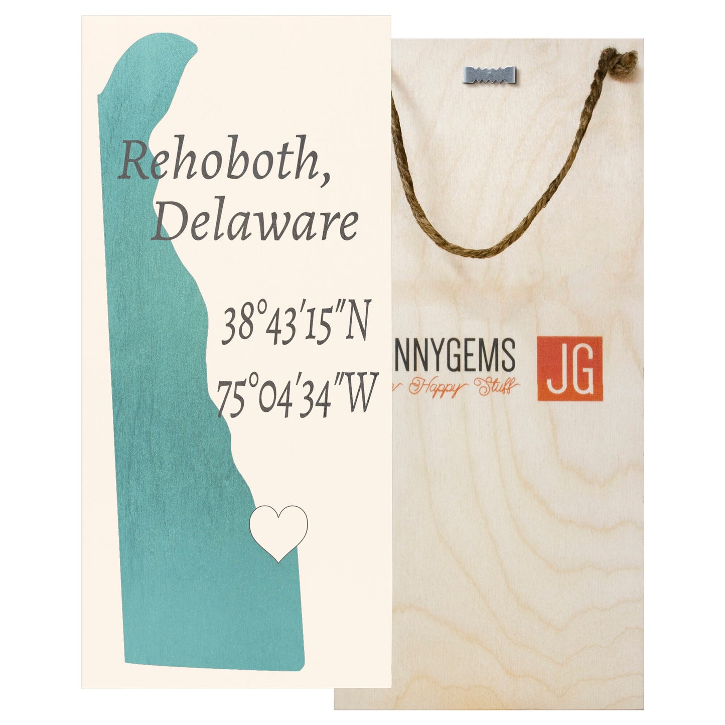 Rehoboth Beach Sign: Delaware Nautical Wood Wall Decor