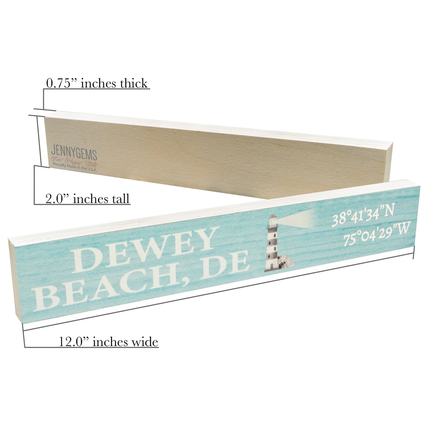 Dewey Beach Sign: Delaware Souvenir, Coastal Decor