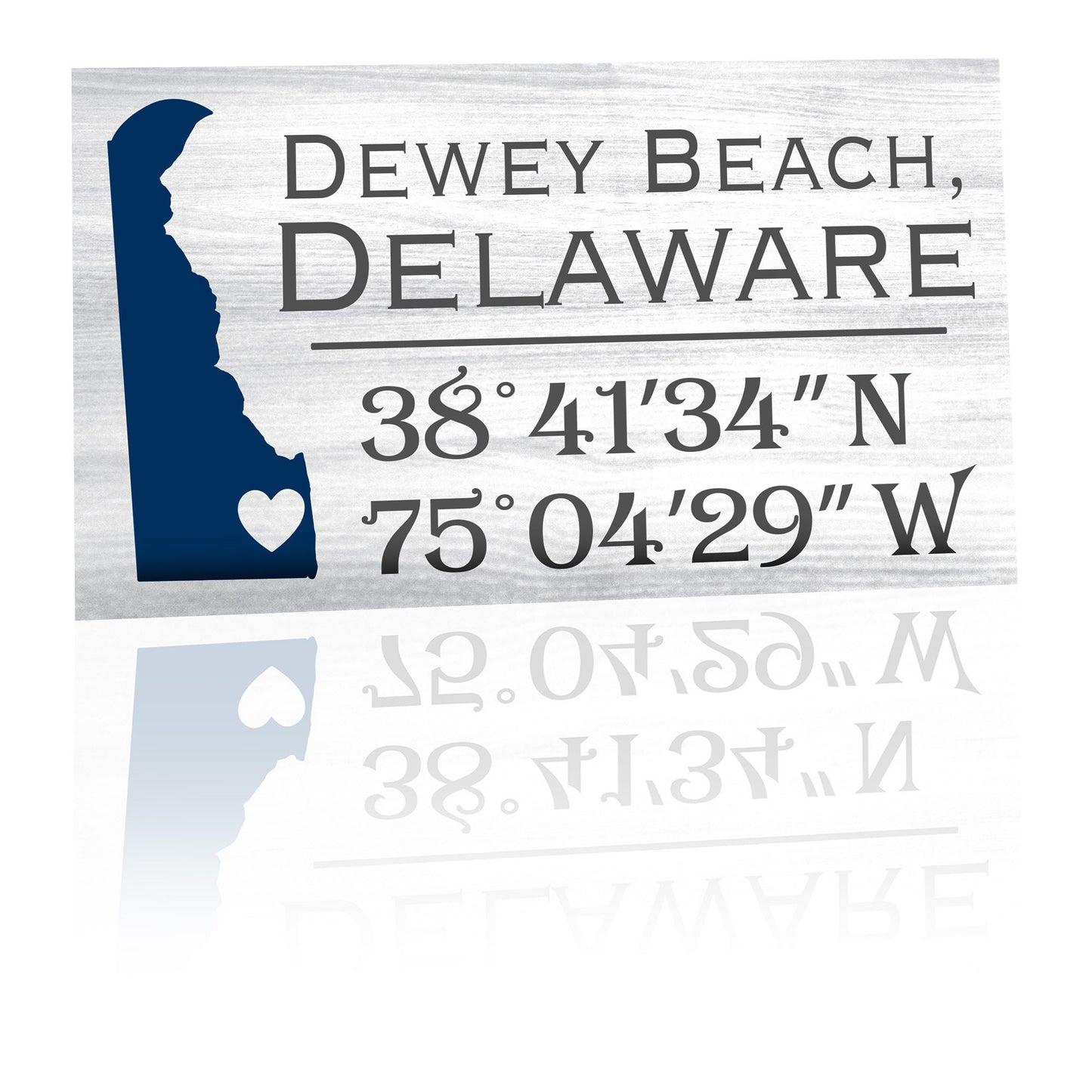 Dewey Beach Delaware Sign: Coastal Farmhouse Decor
