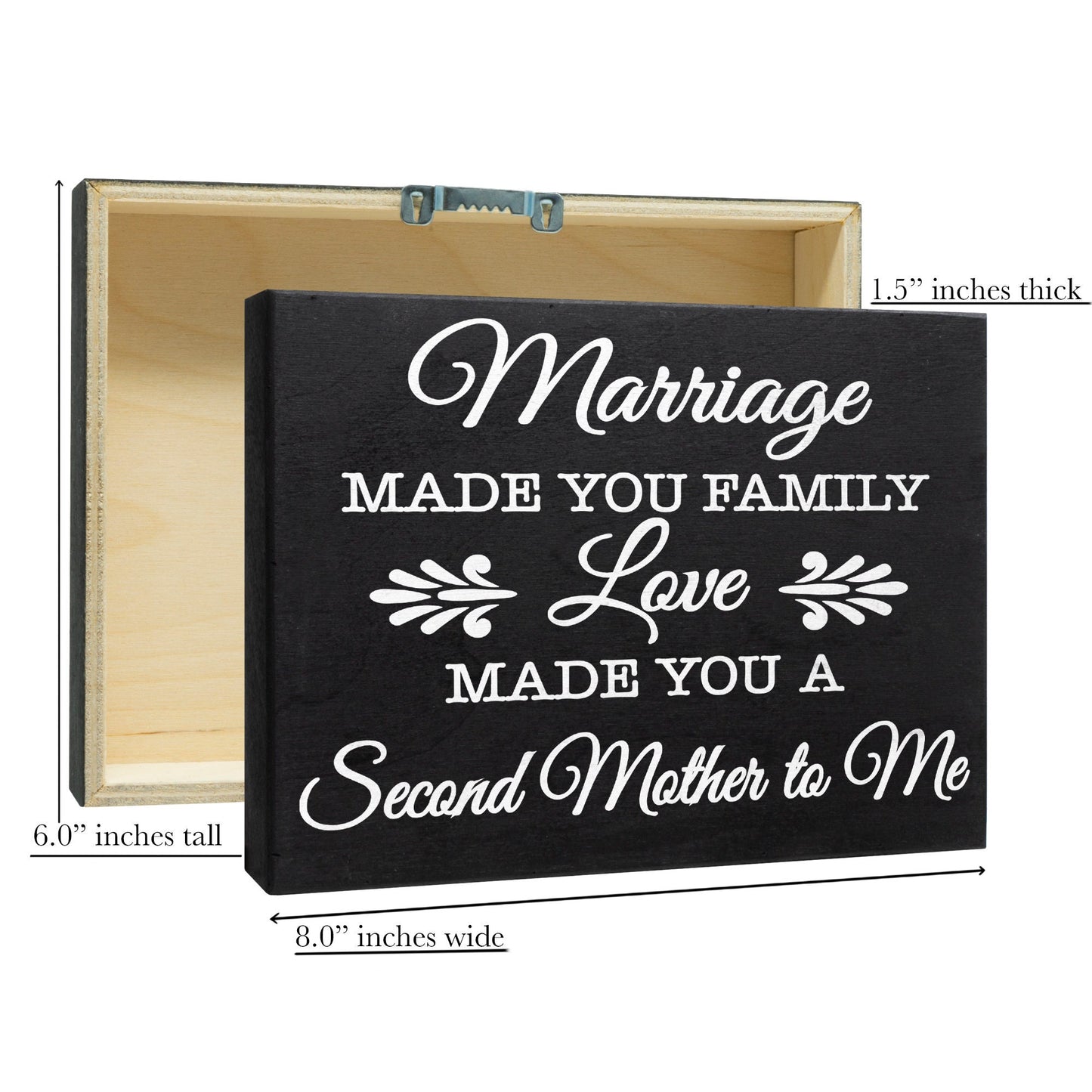 Mother-in-Law Gift: Sentimental Wood Sign, Second Mother