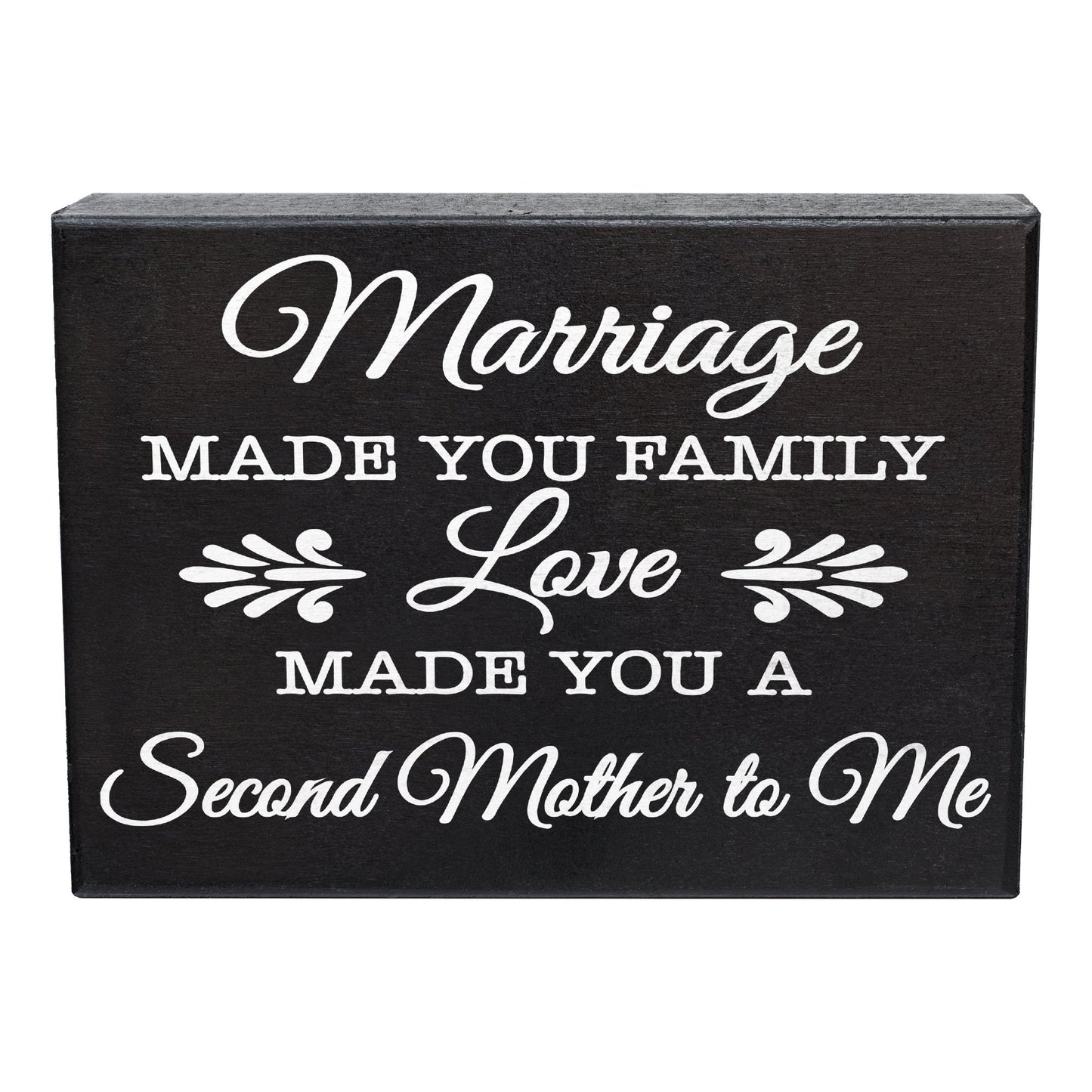 Mother-in-Law Gift: Sentimental Wood Sign, Second Mother