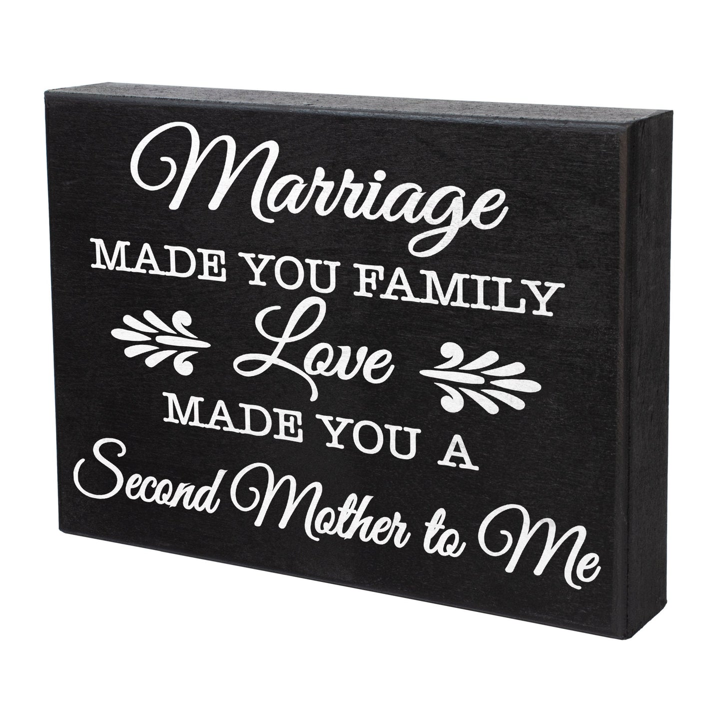 Mother-in-Law Gift: Sentimental Wood Sign, Second Mother