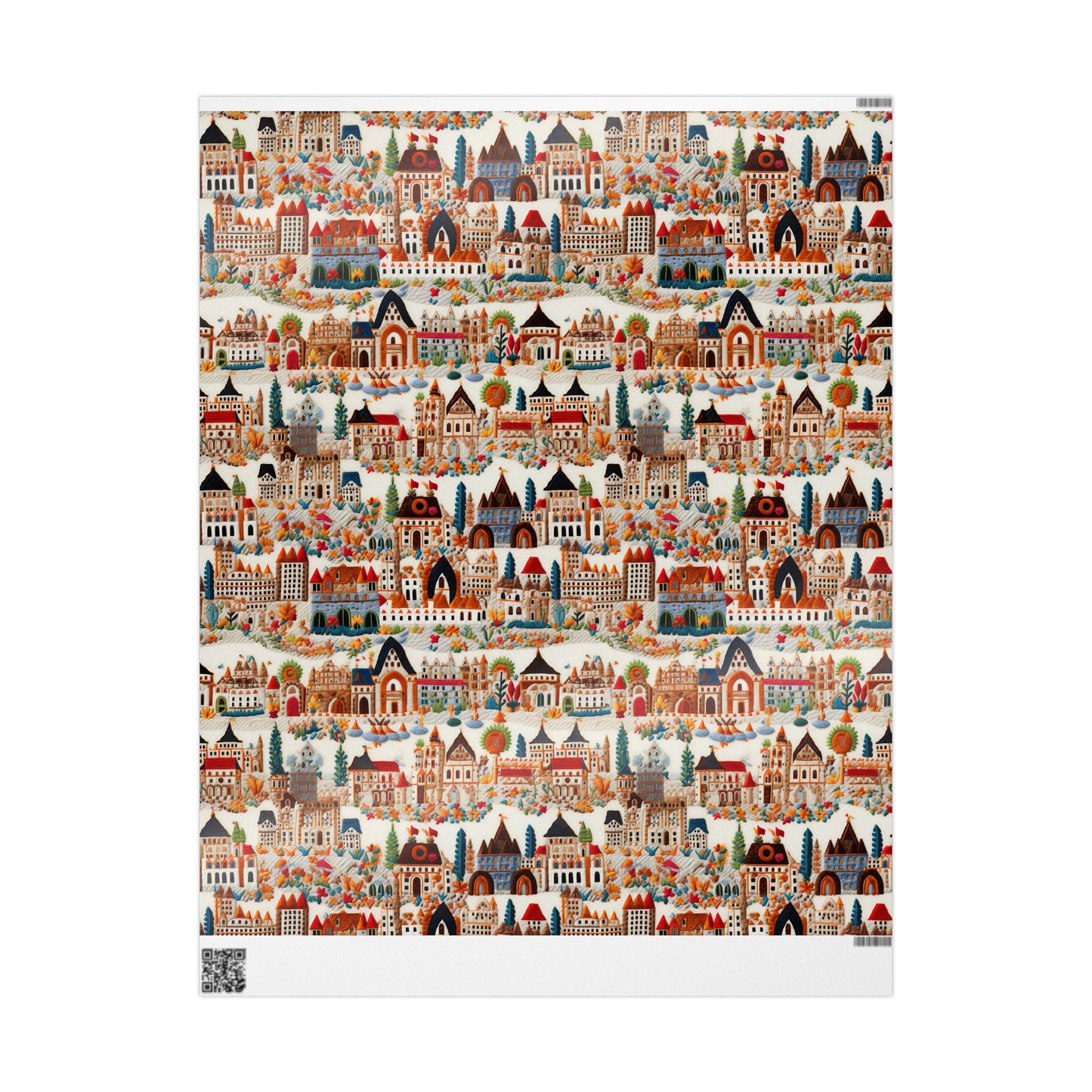 Medieval Castle Wrapping Paper – Luxury Gift Wrap for Historical, Renaissance, and Period-Themed Gifts