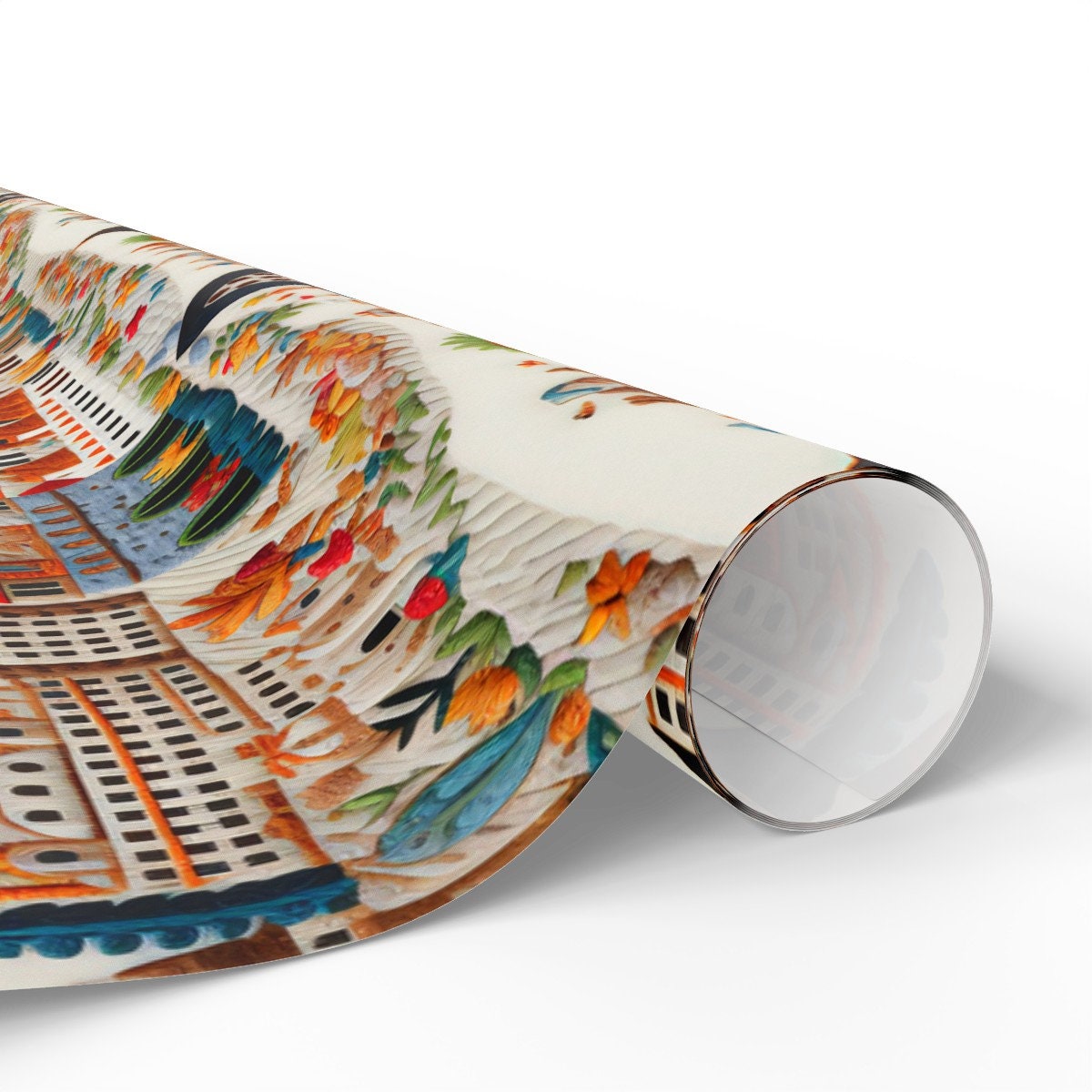 Medieval Castle Wrapping Paper – Luxury Gift Wrap for Historical, Renaissance, and Period-Themed Gifts