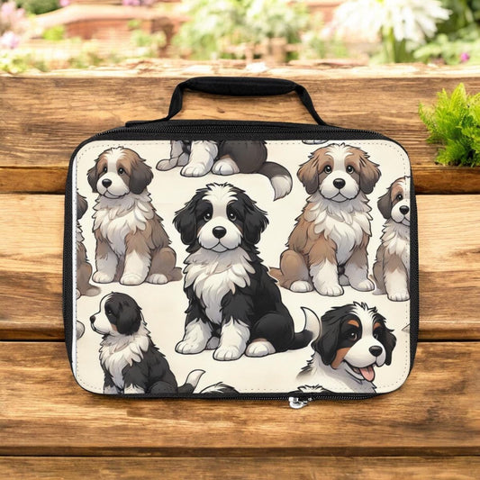 Bernedoodle Lunch Bag: Insulated Dog Lover Tote