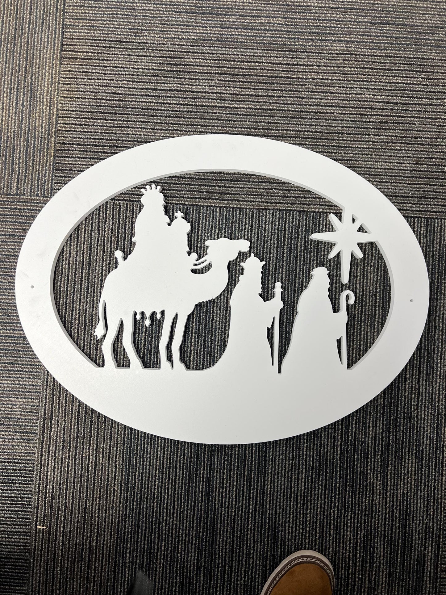 Three Kings Christmas Decoration: PVC Indoor Outdoor Wisemen Display