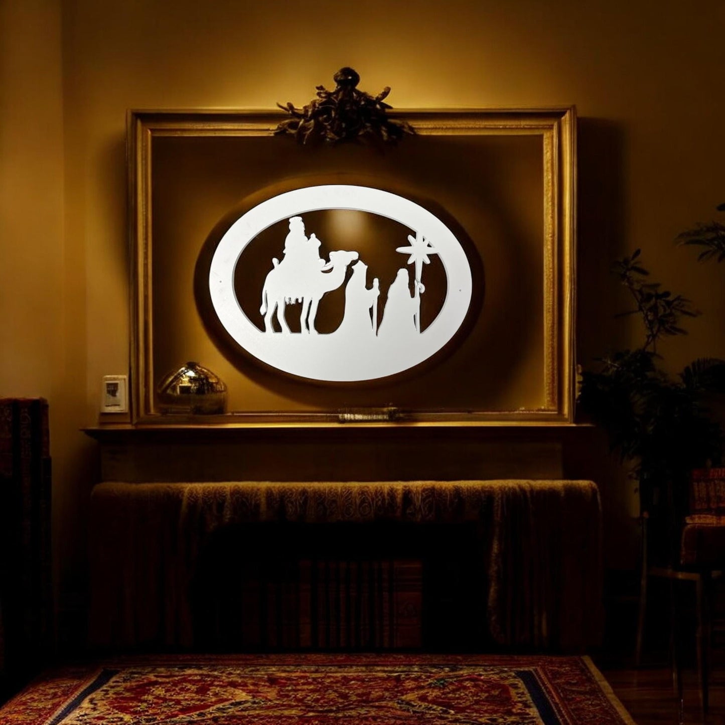 Three Kings Christmas Decoration: PVC Indoor Outdoor Wisemen Display