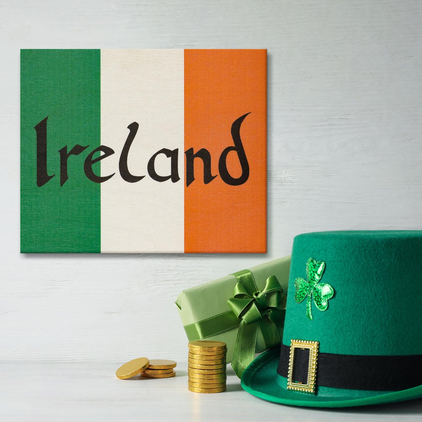 Ireland Flag Sign: St Patrick's Day Irish Decor