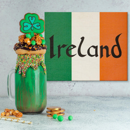 Ireland Flag Sign: St Patrick's Day Irish Decor