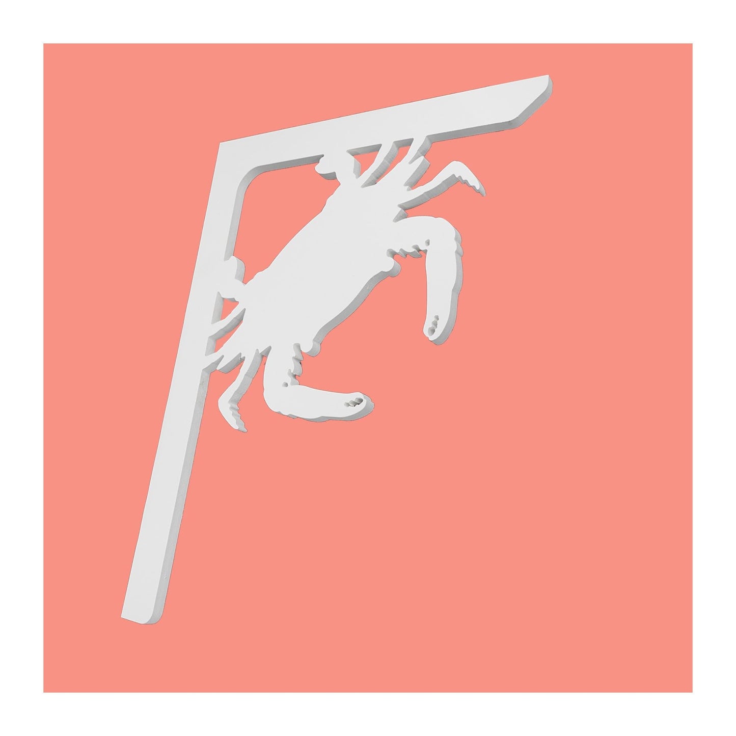 Crab Mailbox Bracket: Weather Resistant PVC Porch Decor