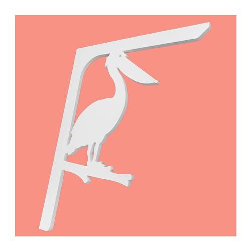 Pelican Mailbox Bracket: Weather Resistant Beach House Decor