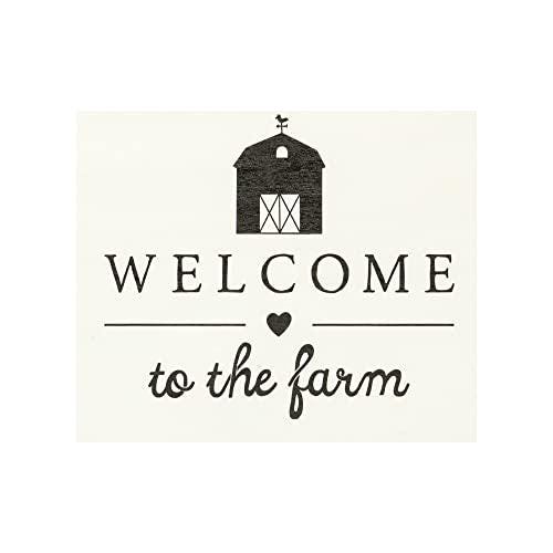 Welcome to the Farm Wooden Sign: Rustic Farmhouse Decor