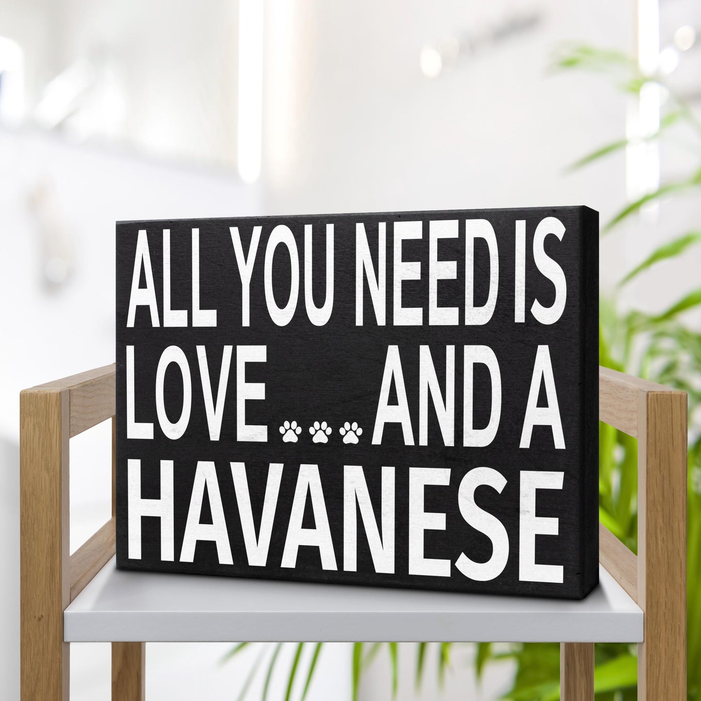 All You Need is Love and a Havanese Sign