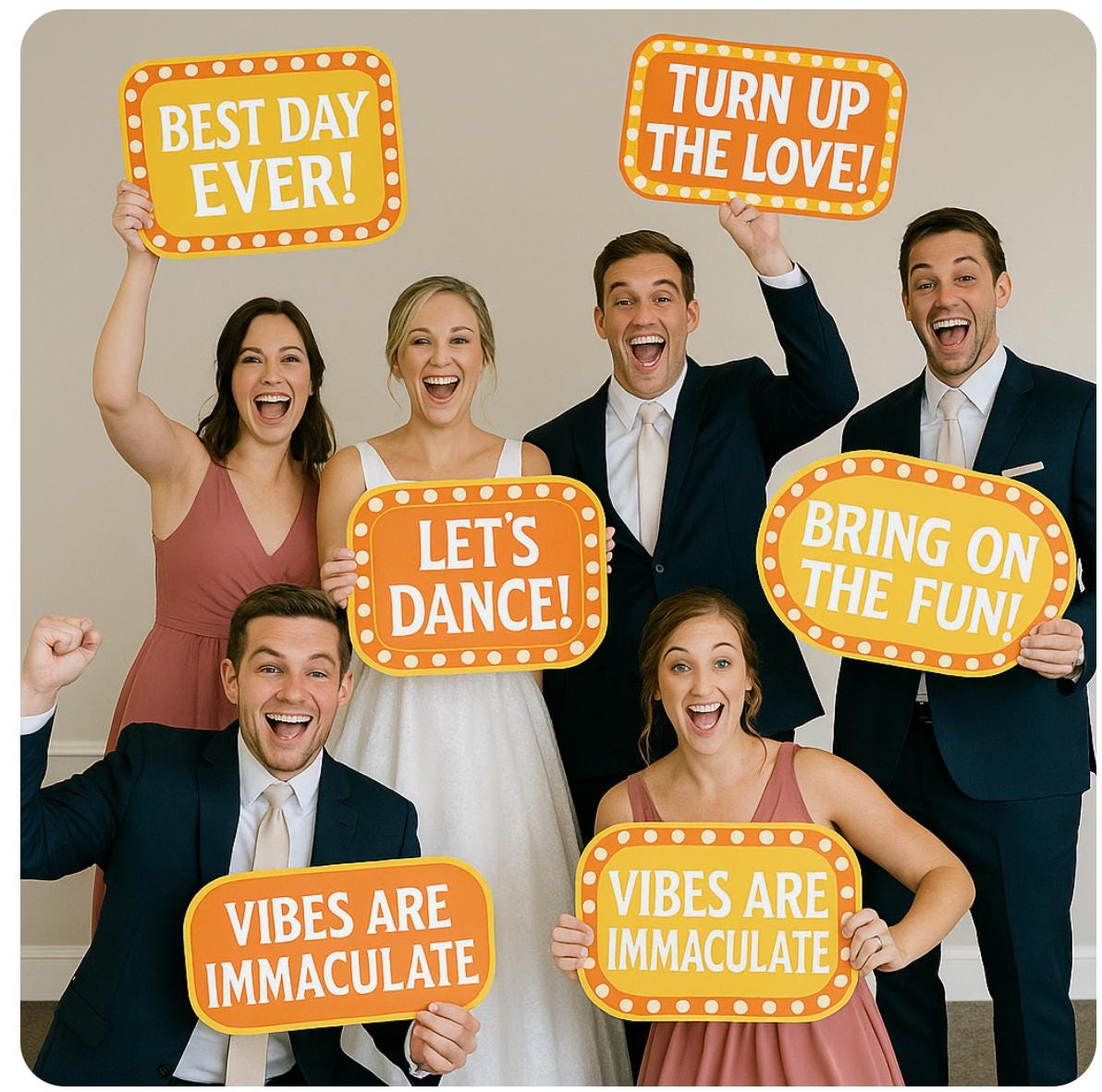 Personalized Wedding Entrance Sign: Custom Coroplast Party Decor