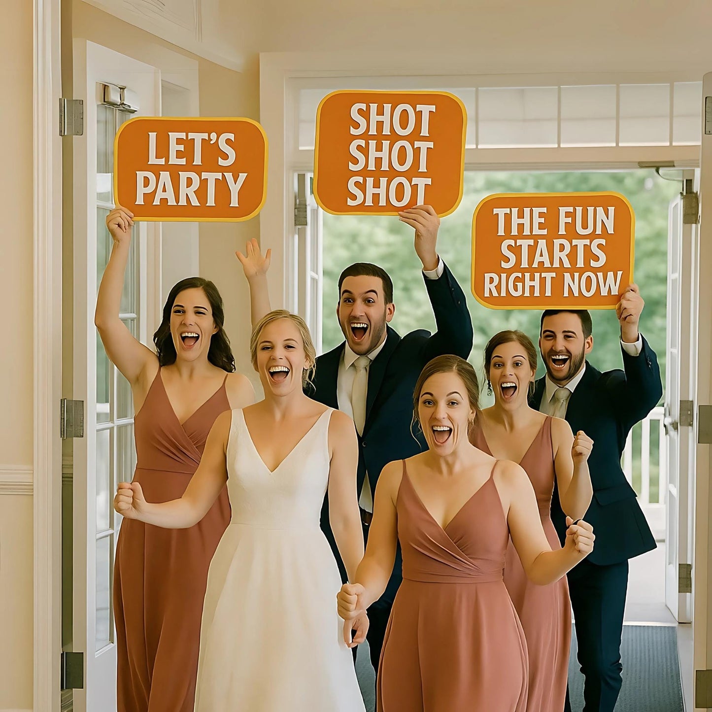 Personalized Wedding Entrance Sign: Custom Coroplast Party Decor
