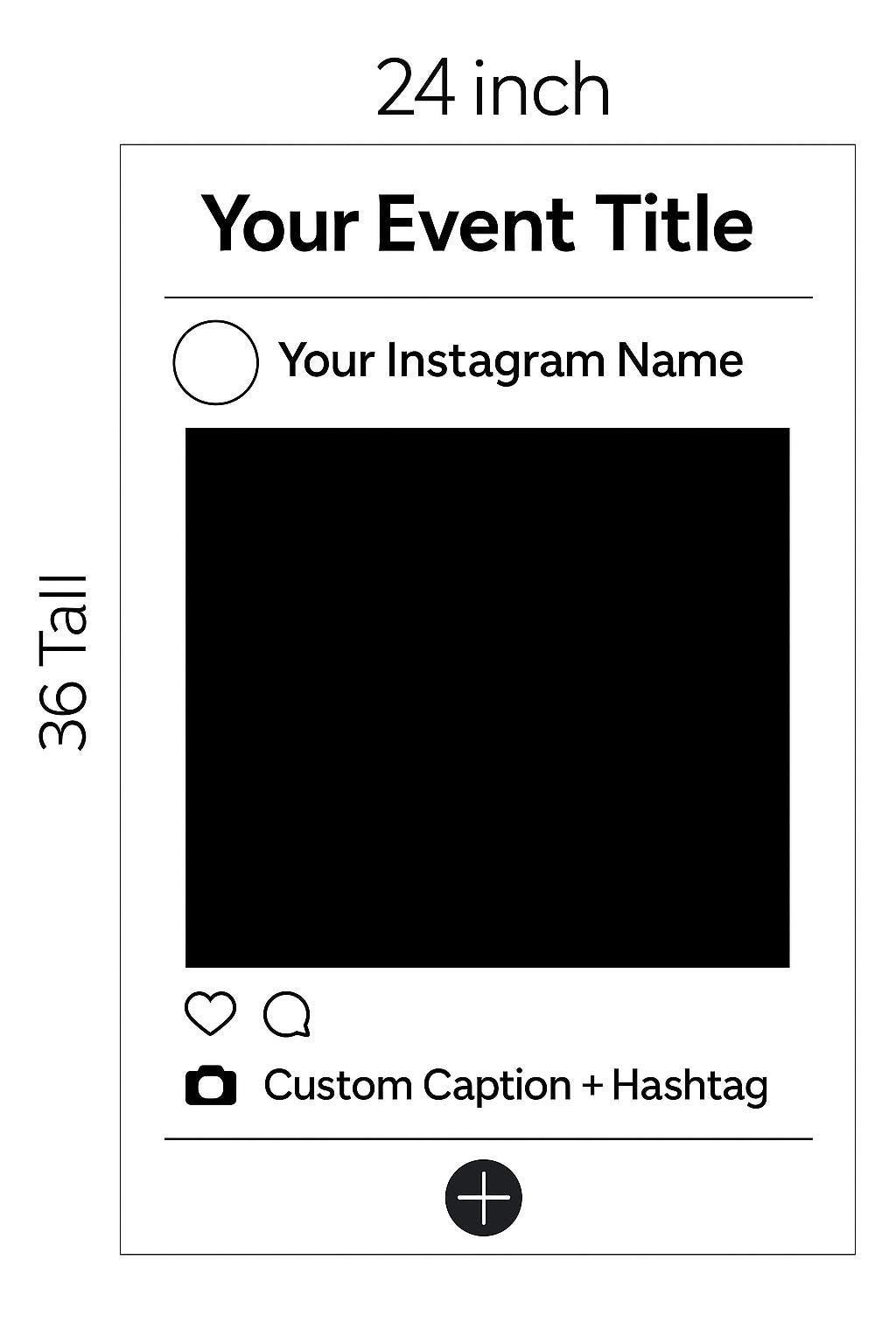 Custom Bridal Shower Photo Booth Frame: Personalized Party Decor