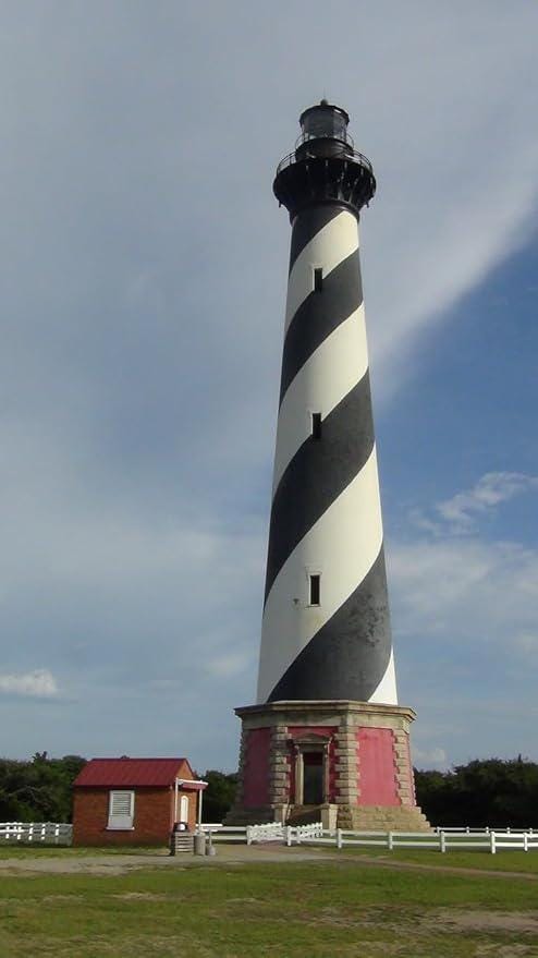 Cape Hatteras Lighthouse Sign: Weatherproof Coastal Decor - USA Made
