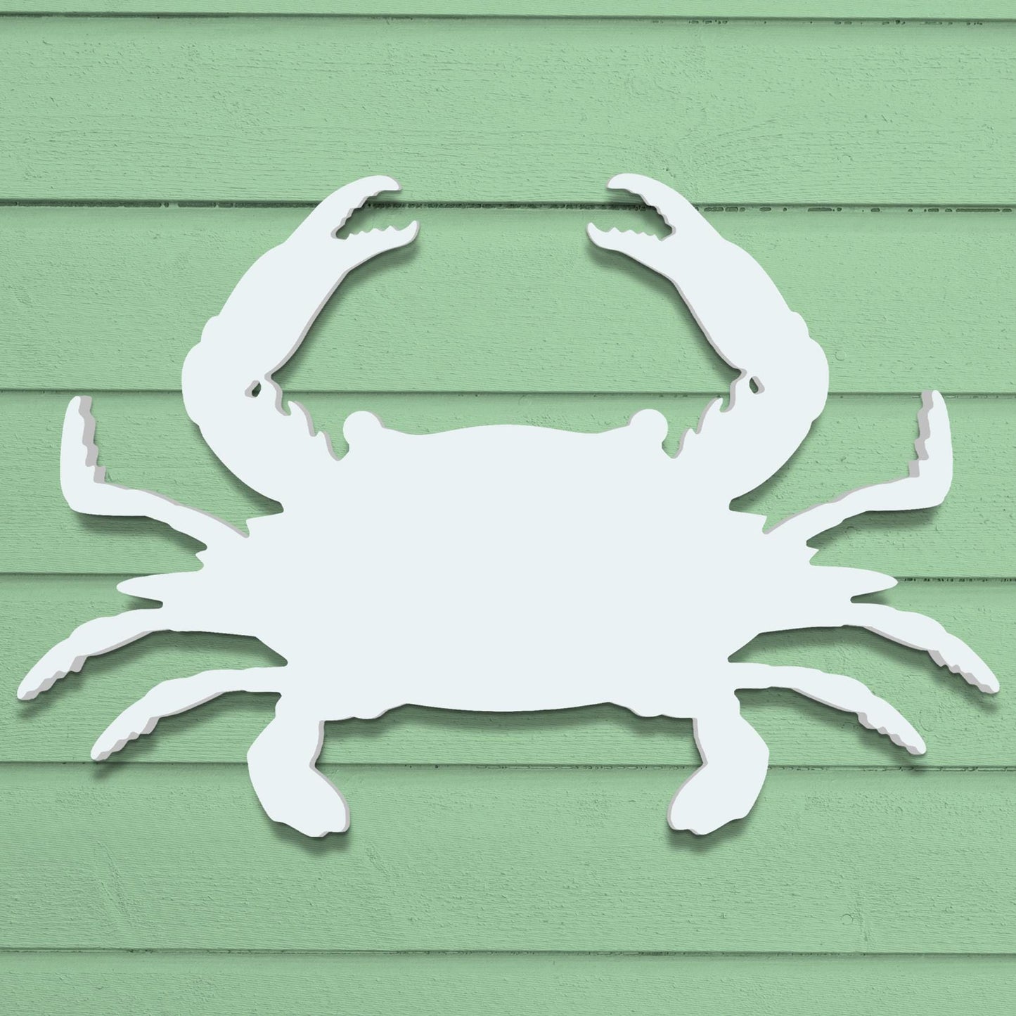 PVC Crab Wall Art: Coastal Nautical Decor for Patio or Beach House