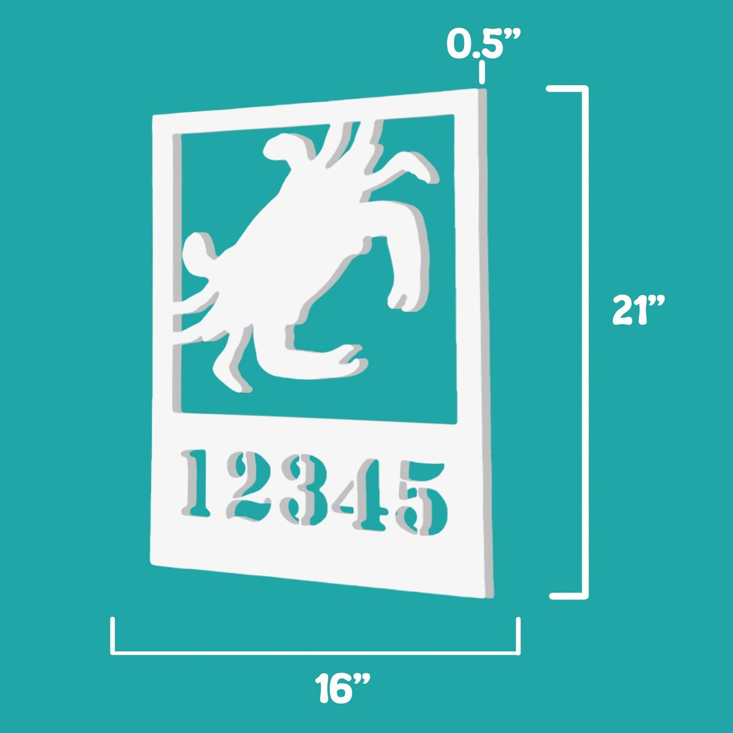 Custom Crab Address Sign: Weatherproof Coastal Home Decor