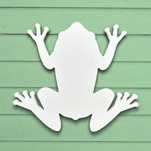 Coastal Frog Sign: Weatherproof PVC Beach House Decor