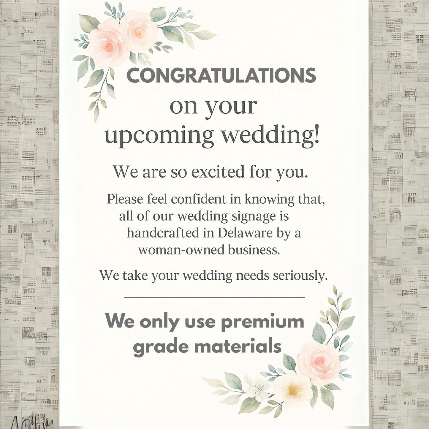 Welcome to the Beginning Sign: Minimalist Wood Wedding & Housewarming Decor