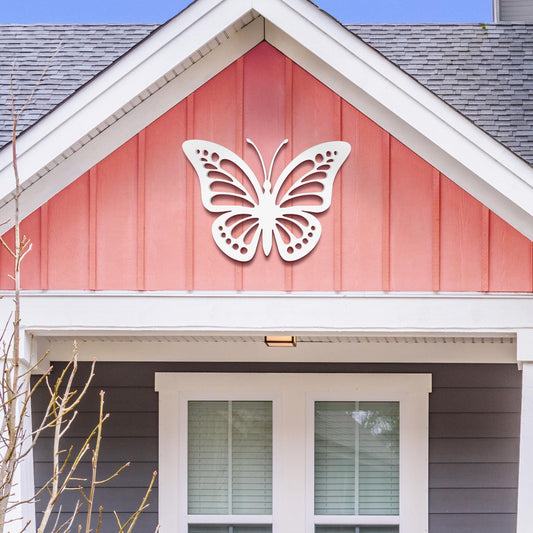 Butterfly Wall Art: Outdoor PVC Sign, Garden Decor