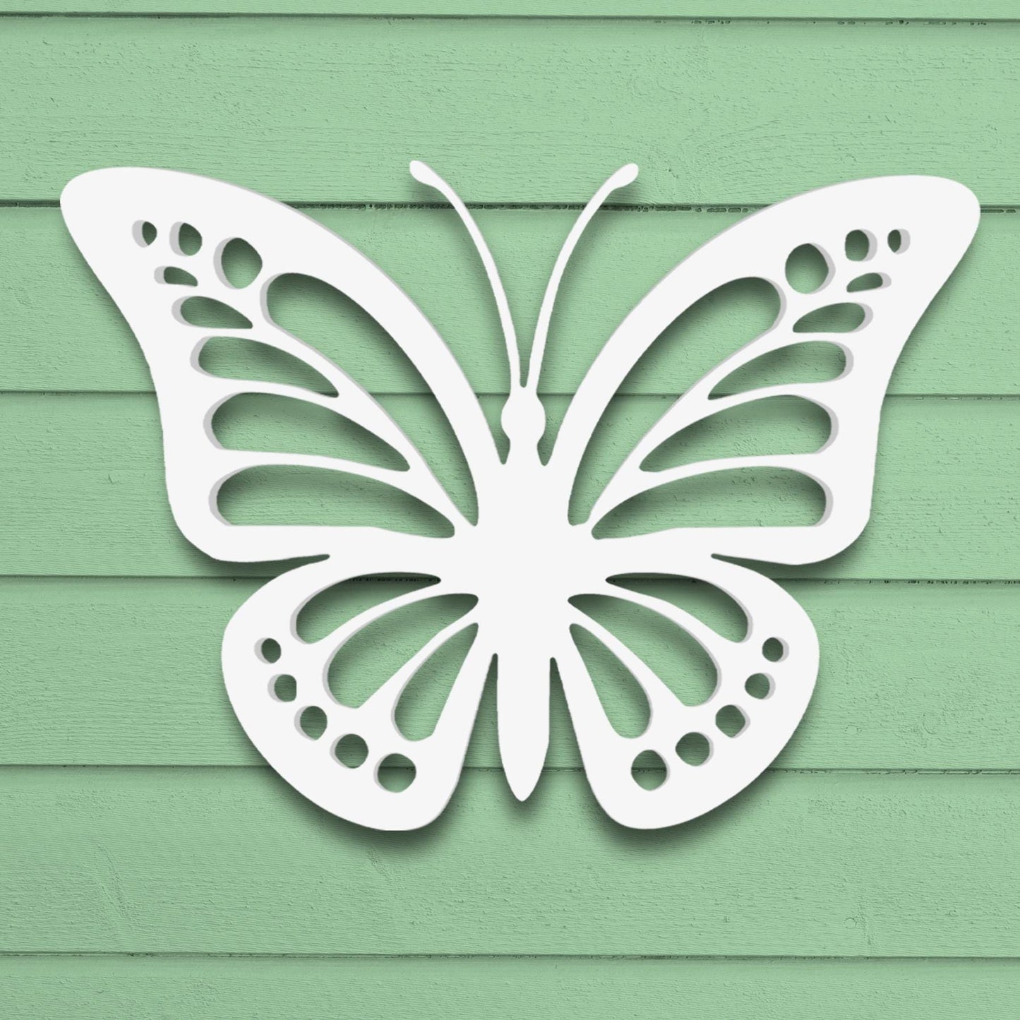 Butterfly Wall Art: Outdoor PVC Sign, Garden Decor