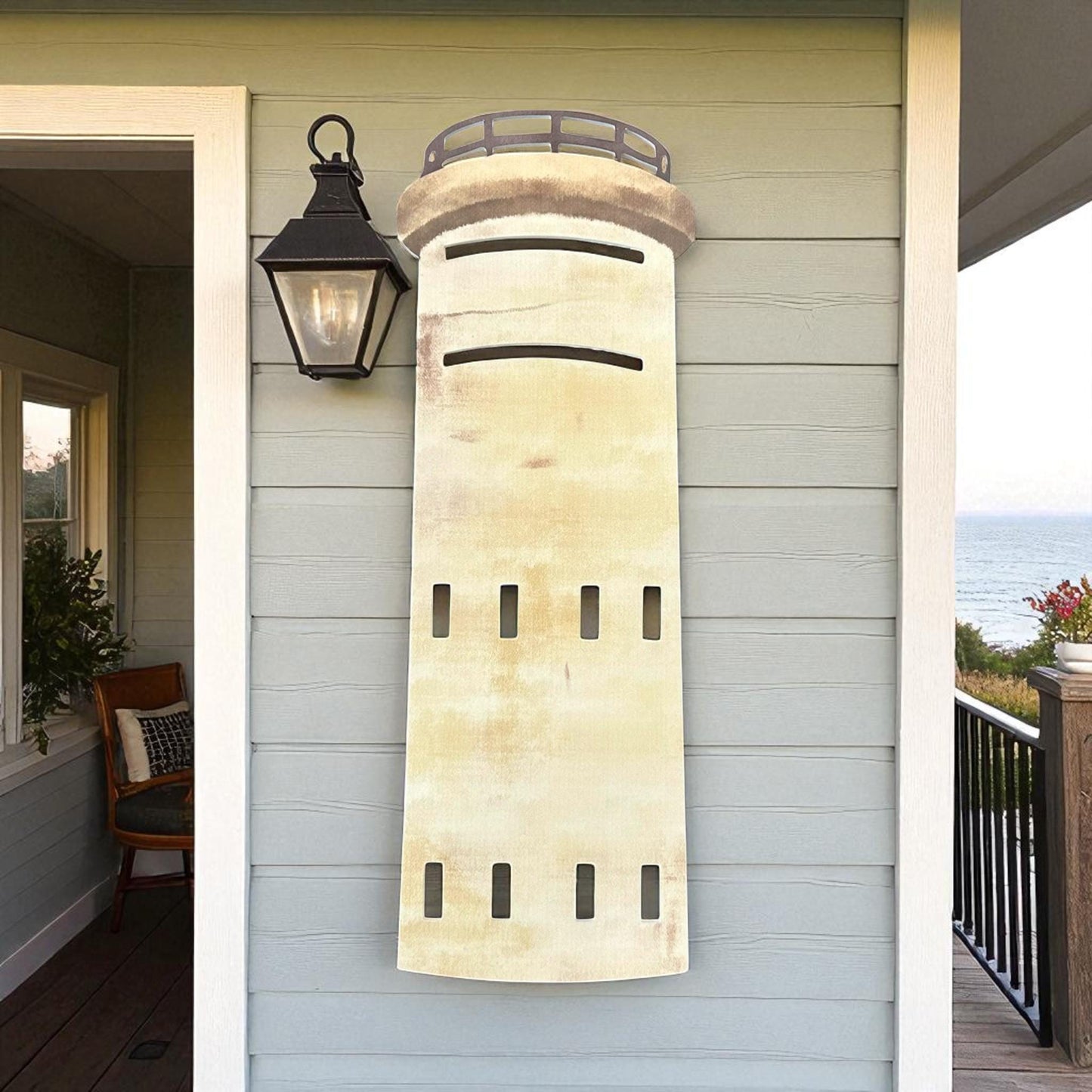 Cape Henlopen Observation Tower Sign: Delaware Coastal Wall Art