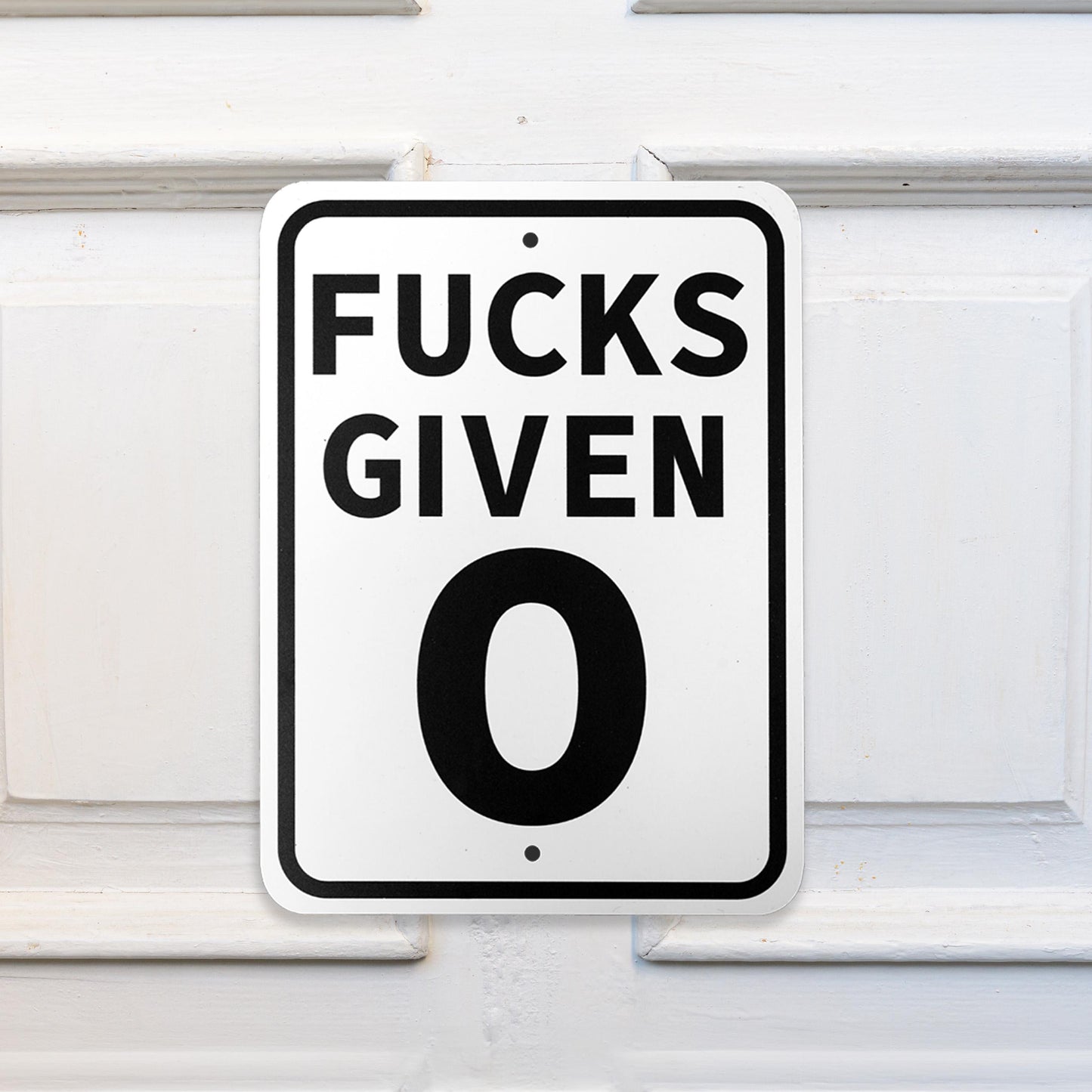 Zero Fucks Given Metal Sign, Man Cave Decor, Gym Sign, Sarcastic Gifts, Garage Sign, Offensive Gift, 9x12 Metal