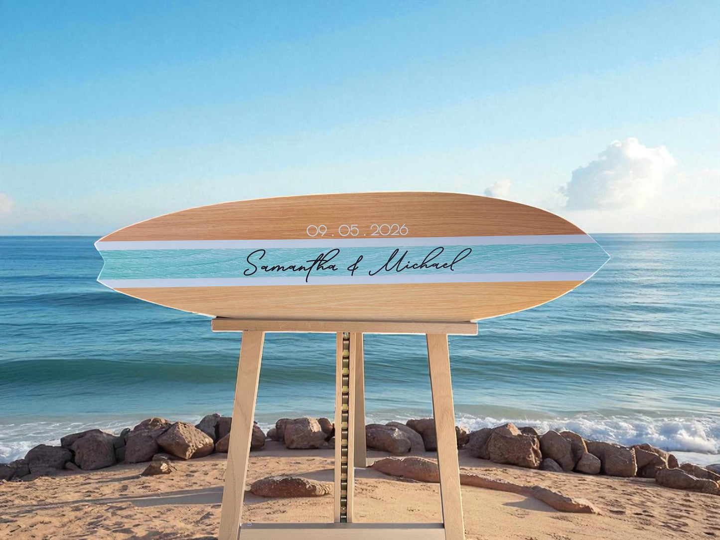 Custom Wedding Surfboard