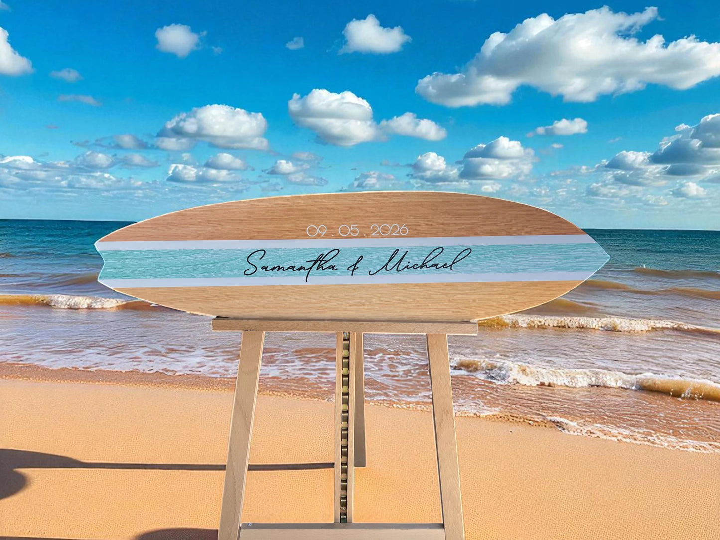 Custom Wedding Surfboard
