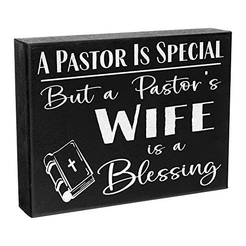 Pastor's Wife Gift: Handmade Wooden Sign, Religious Home Decor