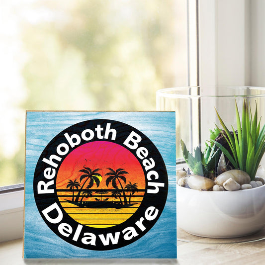 Rehoboth Beach Delaware Sign: Coastal Beach House Decor