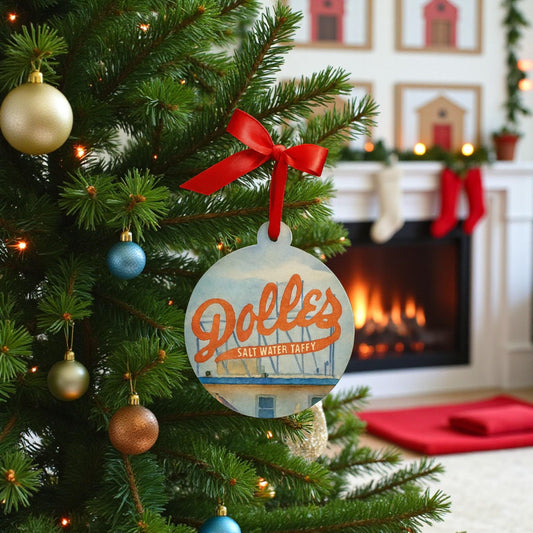 Dolles Rehoboth Beach Christmas Ornament: Delaware Coastal Keepsake