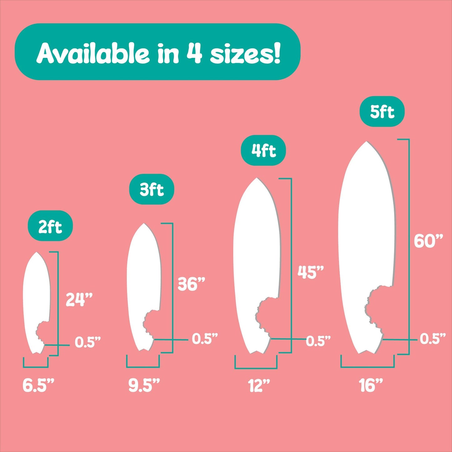 Rehoboth Beach Surfboard Sign - Coastal Beach House Decor, Weatherproof PVC Wall Art