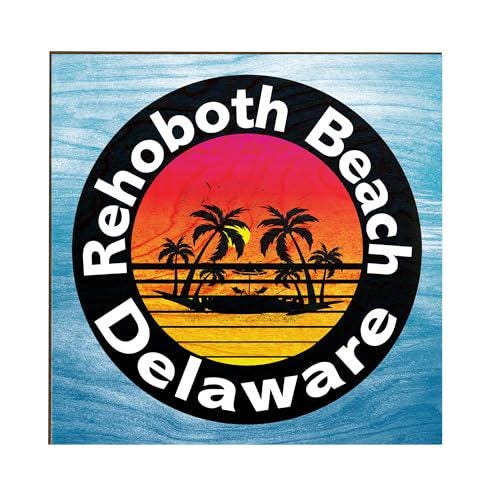 Rehoboth Beach Delaware Sign: Coastal Beach House Decor