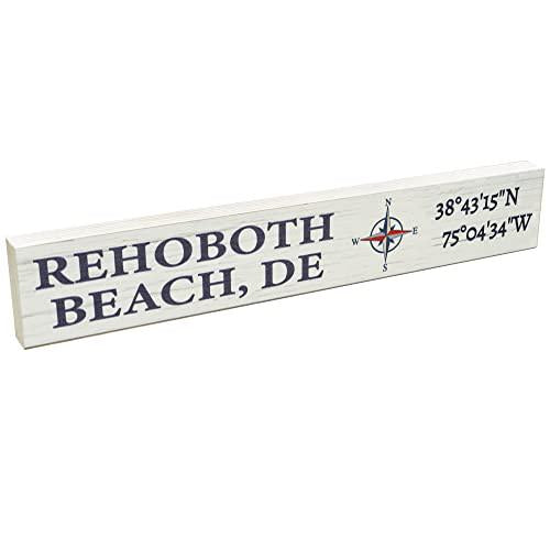 Rehoboth Beach Delaware Sign: Coastal Farmhouse Decor
