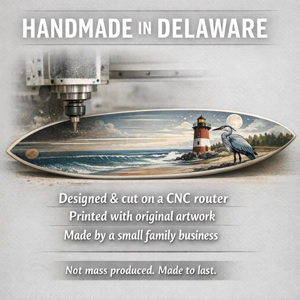 Florida Miami Beach Surfboard Sign – South Beach, Key Biscayne, Fort Lauderdale, Lauderdale-By-The-Sea and Hollywood