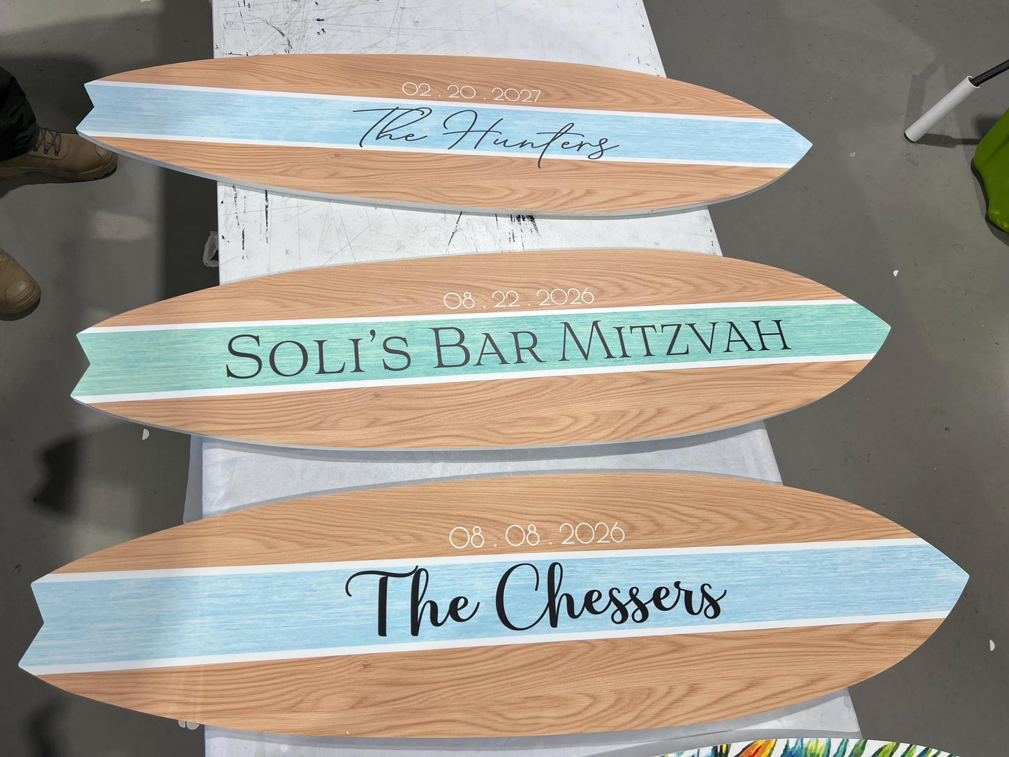 Custom Wedding Surfboard