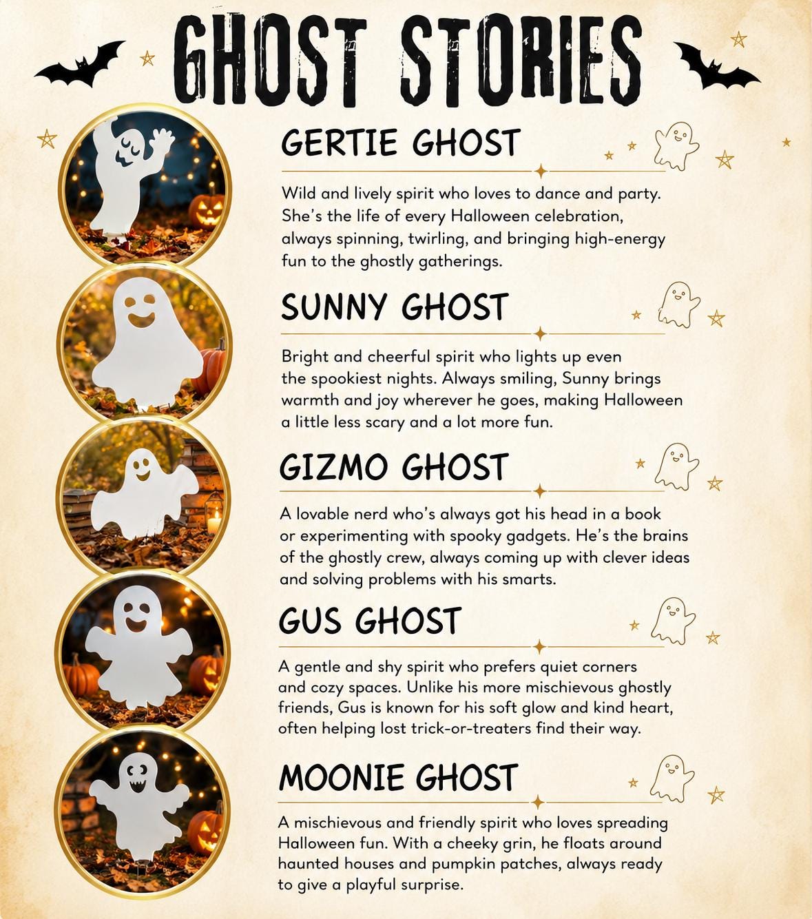 PVC Halloween Ghost Yard Decor: All-Weather Outdoor Lawn Art