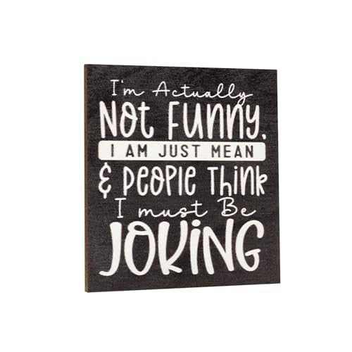 JennyGems I’m Actually Not Funny I Am Just Mean Fridge Magnet