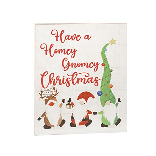 JennyGems Homey Gnomey Christmas, Cute Christmas Decor, Christmas Gift Sign