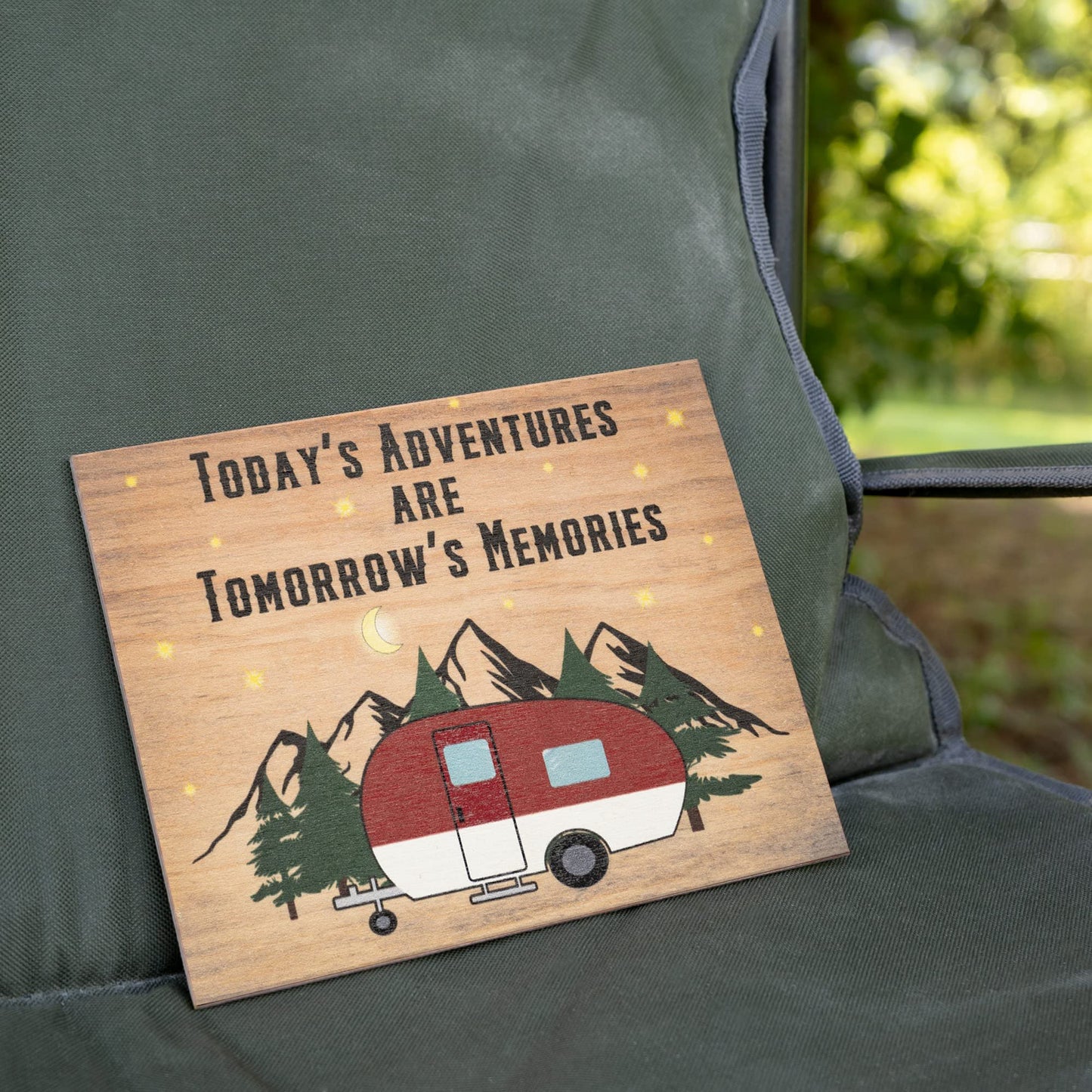 JennyGems Happy Camper Gifts for Women, Camping Adventure Campsite Hanging Decor, RV Camping Gifts, Cabin Sign Camping Signs, Cute Camping Gifts, Fun RV Accessories, Gift for Campers