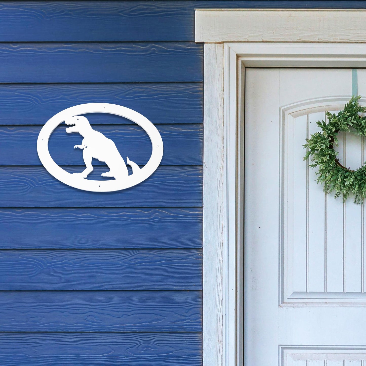 JennyGems Nautical House Sign Anchor Compass Crab, Beach Decor, Indoor Outdoor PVC, Made in USA