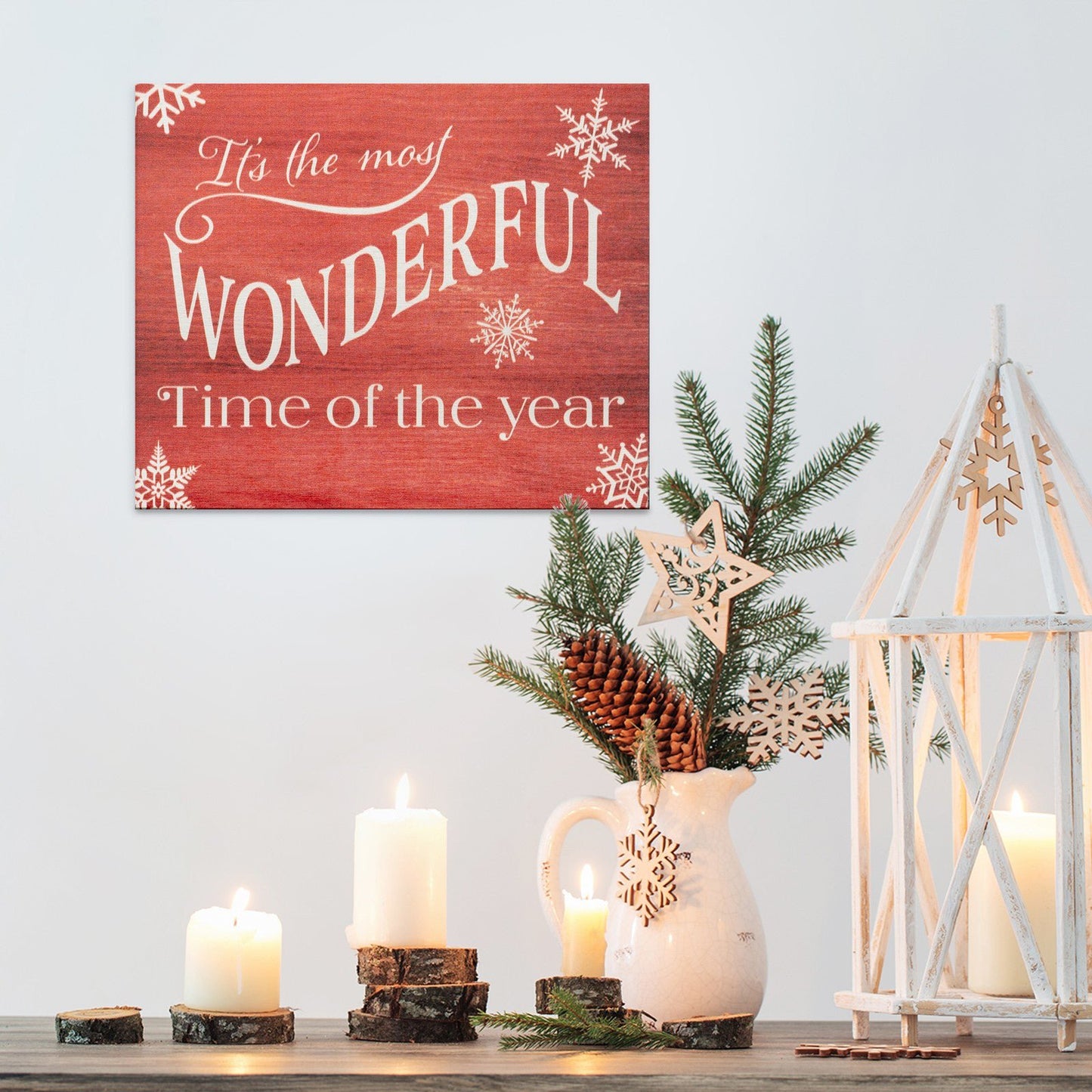 JennyGems It's The Most Wonderful Time Of The Year, Christmas Decor, Holiday
