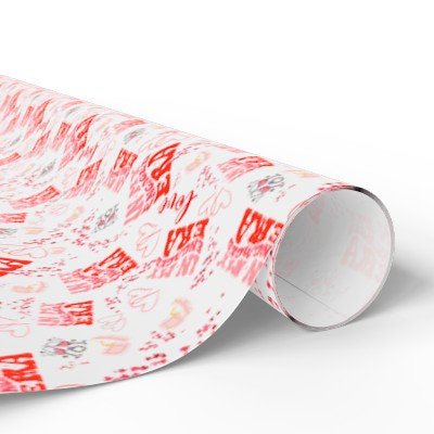Engagement Wrapping Paper: 'In My Engaged Era' Design