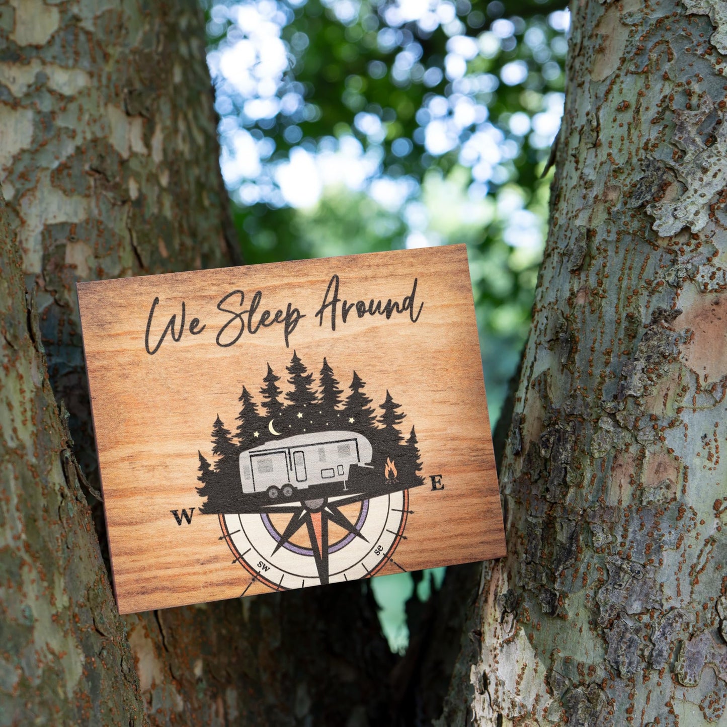 JennyGems Happy Camper Gifts for Women, Camping Adventure Campsite Hanging Decor, RV Camping Gifts, Cabin Sign Camping Signs, Cute Camping Gifts, Fun RV Accessories, Gift for Campers