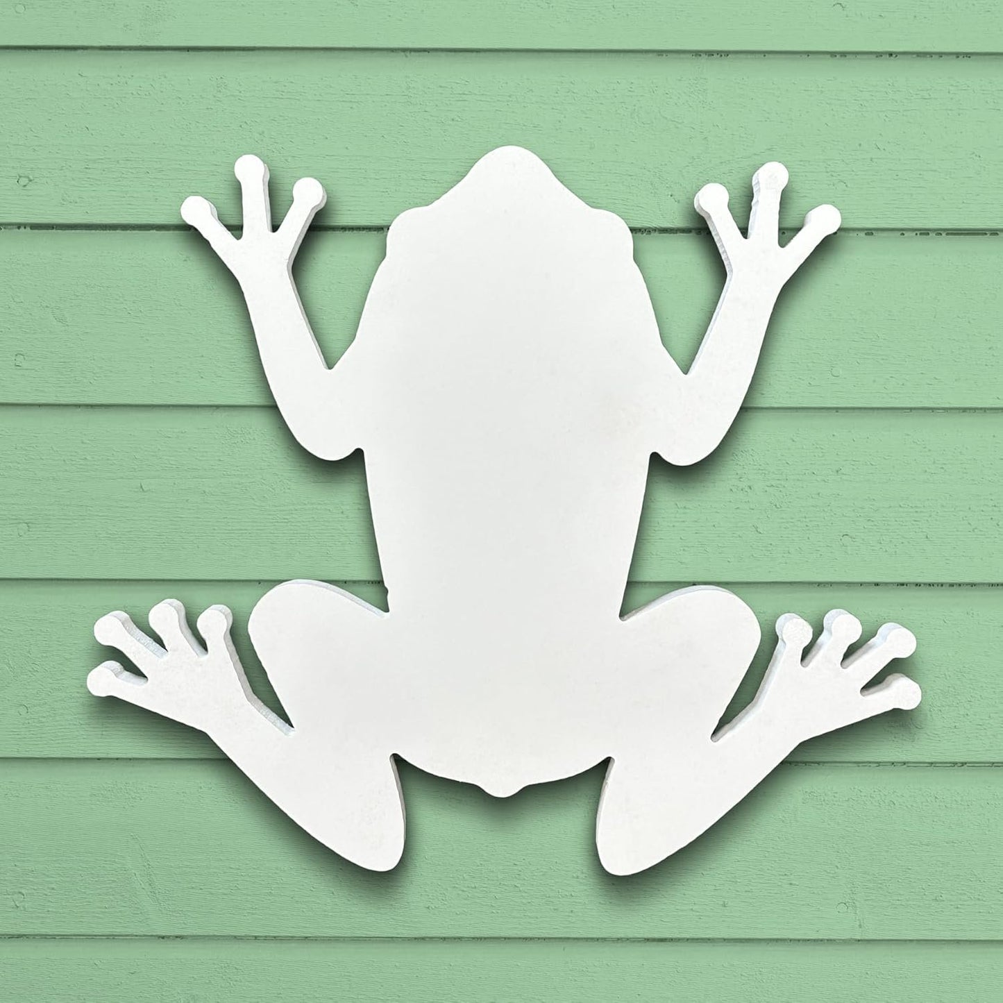 Coastal Frog Sign: Weatherproof PVC Beach House Decor